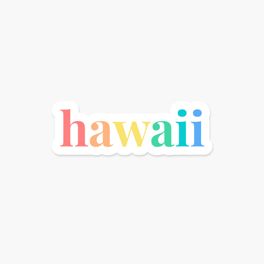 Hawaii US State - Everyday Sticker | Footnotes Paper