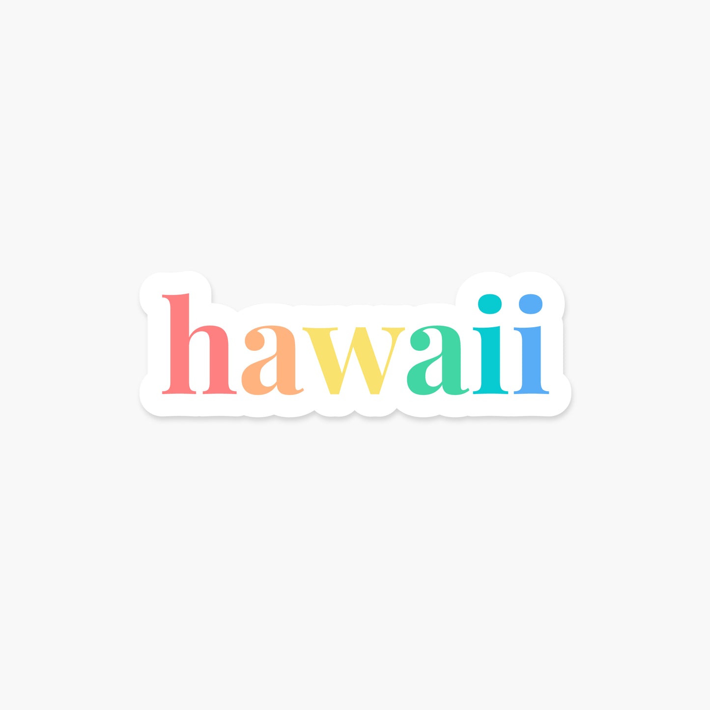 Hawaii US State - Everyday Sticker | Footnotes Paper