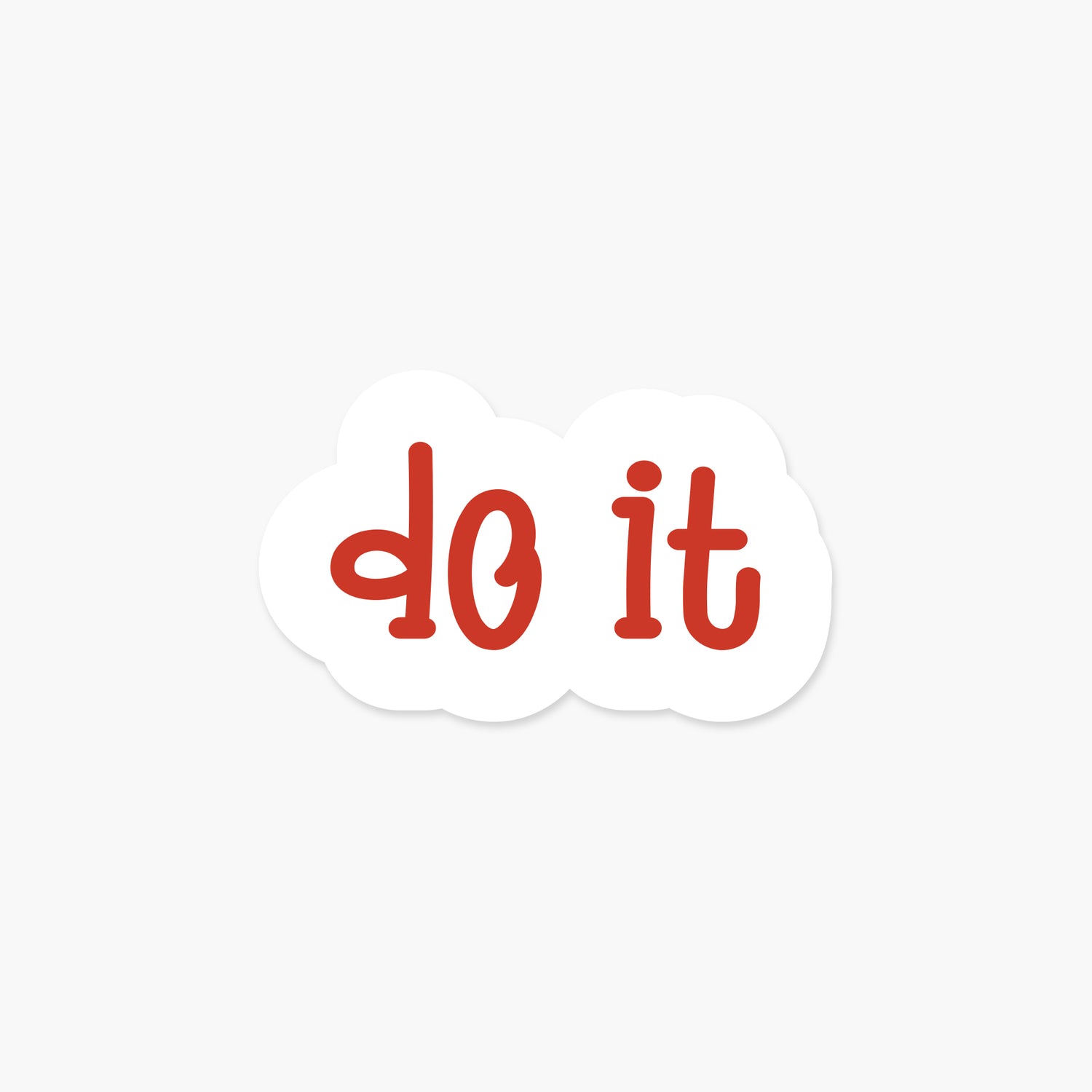 Do It - Motivational Sticker | Footnotes Paper