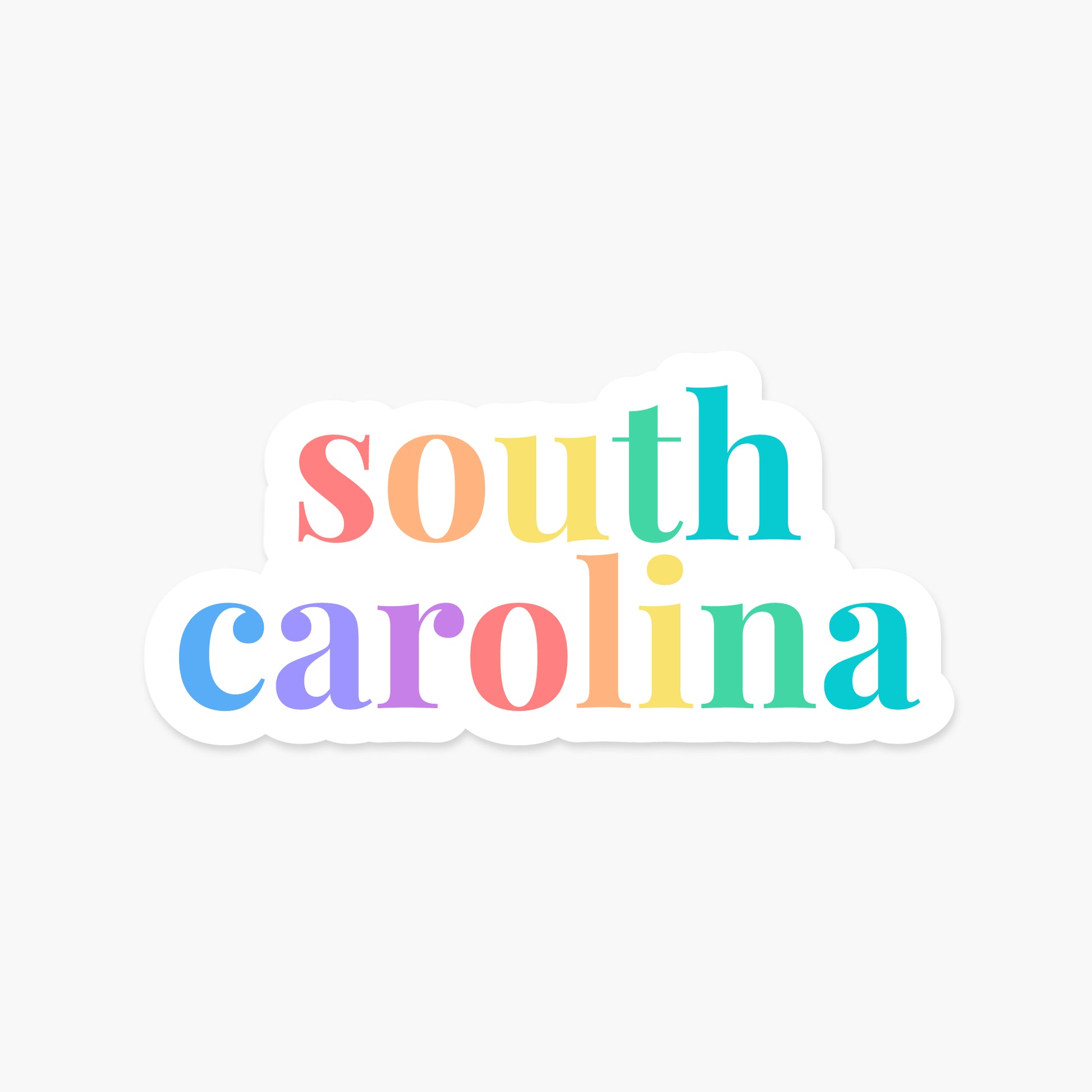 South Carolina US State - Everyday Sticker | Footnotes Paper