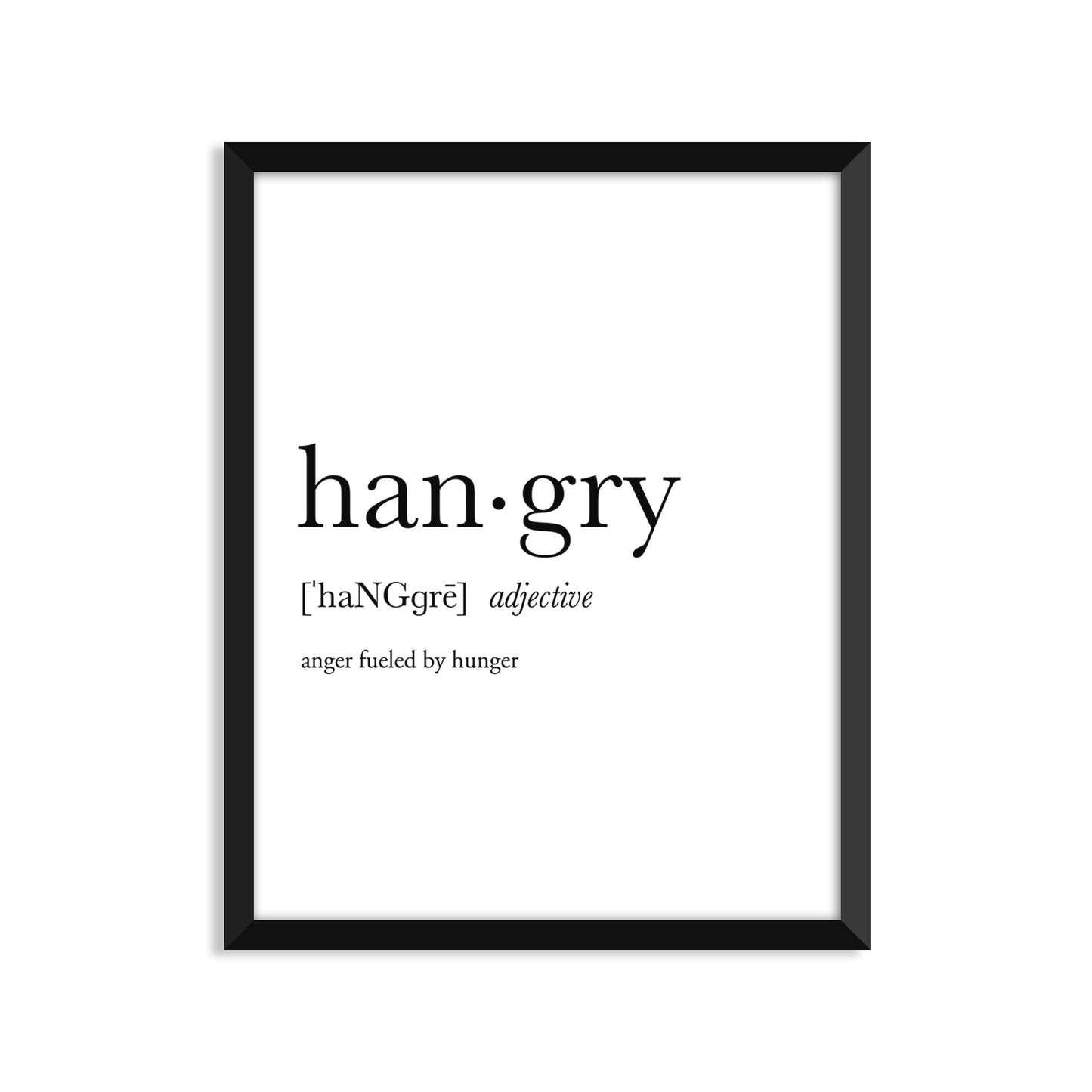 Hangry Definition Everyday Card