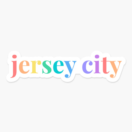 Jersey City, New Jersey - Everyday Sticker | Footnotes Paper