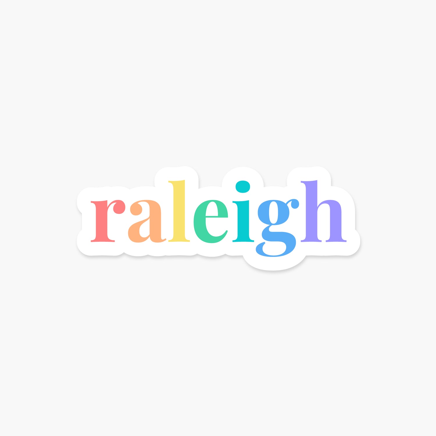 Raleigh, North Carolina - Everyday Sticker | Footnotes Paper