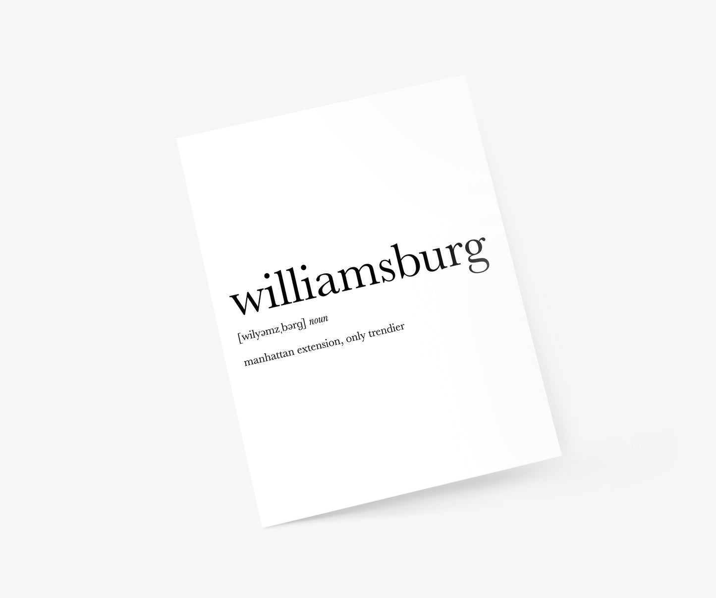 Williamsburg Definition - New York City
