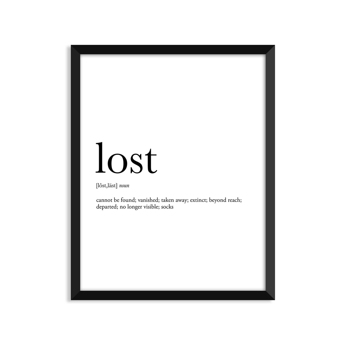 Lost Definition - Unframed Art Print Or Greeting Card