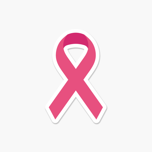 Pink Ribbon Everyday Sticker | Footnotes Paper