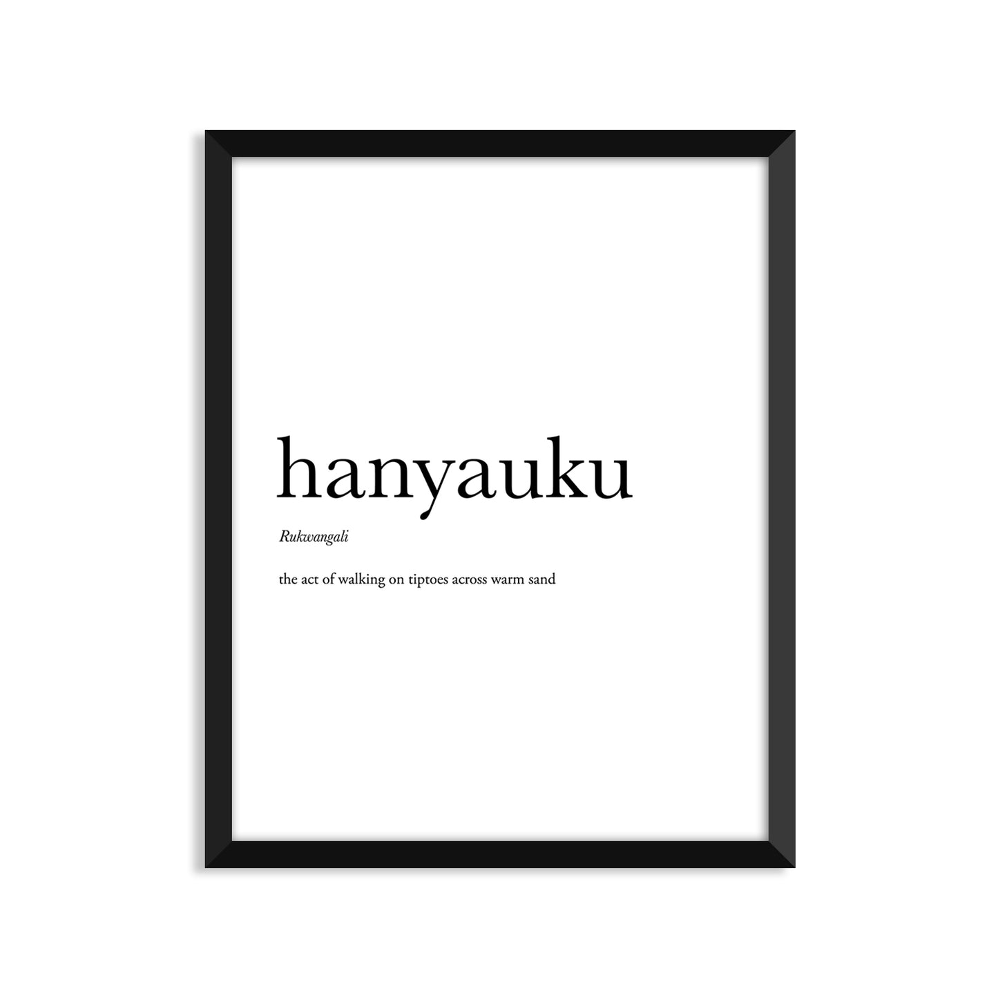 Hanyauku Definition - Unframed Art Print Or Greeting Card
