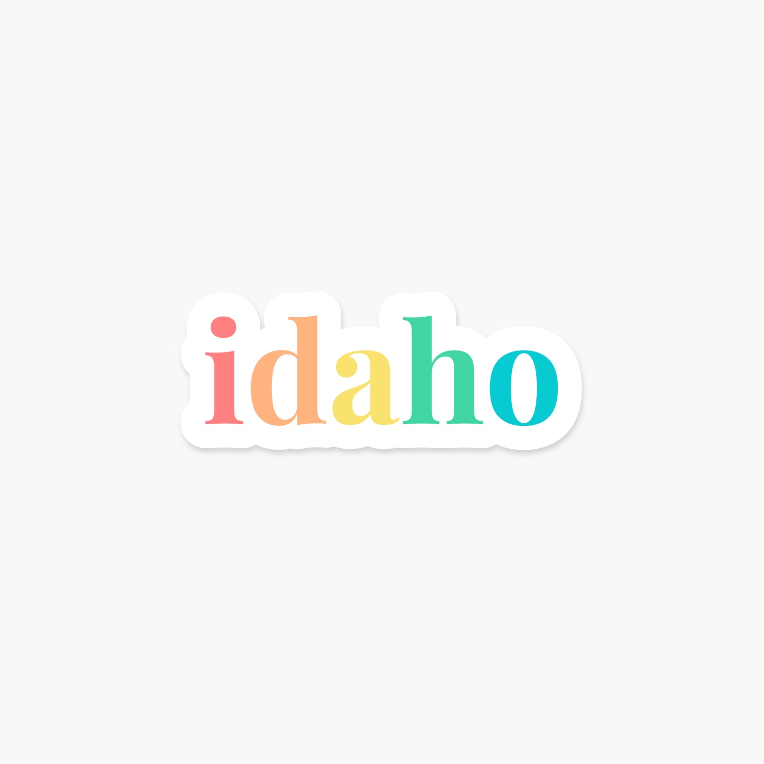 Idaho US State - Everyday Sticker | Footnotes Paper
