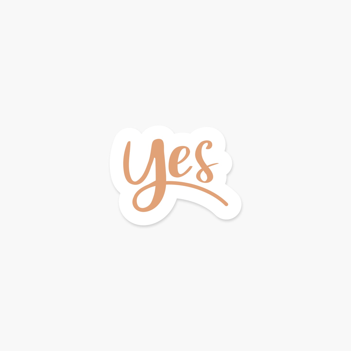 Yes - Everyday Sticker | Footnotes Paper