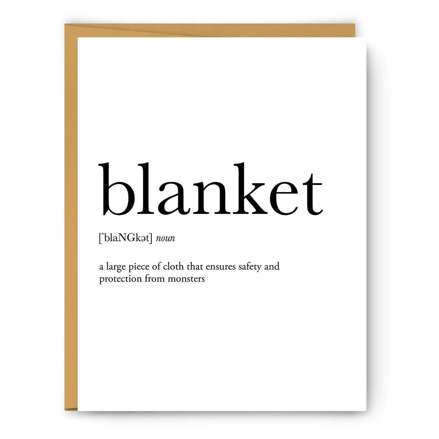 Blanket Definition - Unframed Art Print Or Greeting Card