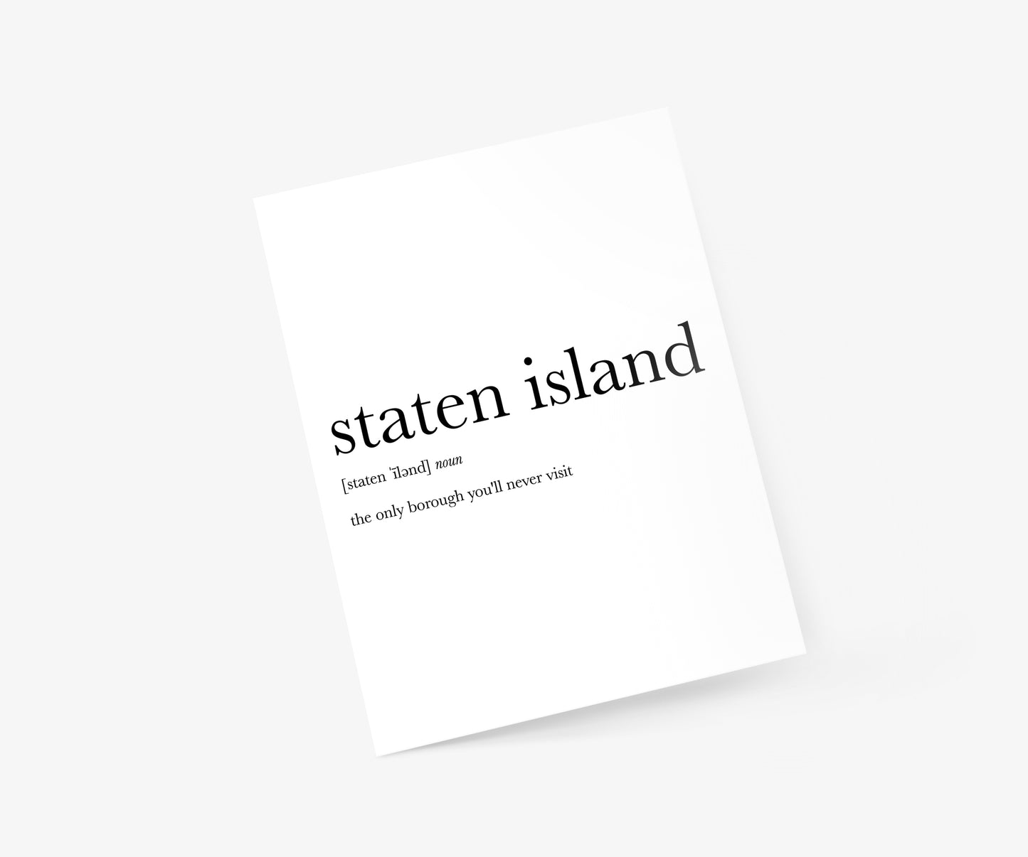 Staten Island Definition - New York City