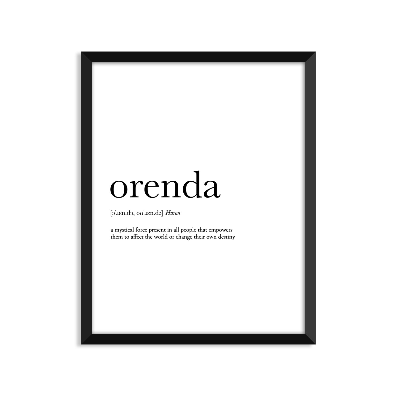 Orenda Definition Everyday Card – Footnotes Paper