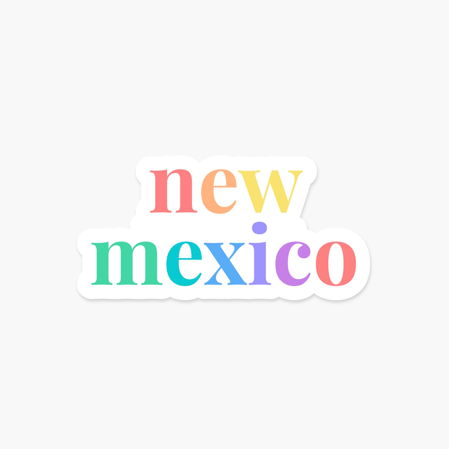 New Mexico US State - Everyday Sticker | Footnotes Paper
