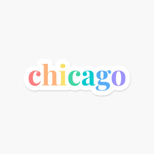 Chicago, Illinois - Everyday Sticker | Footnotes Paper