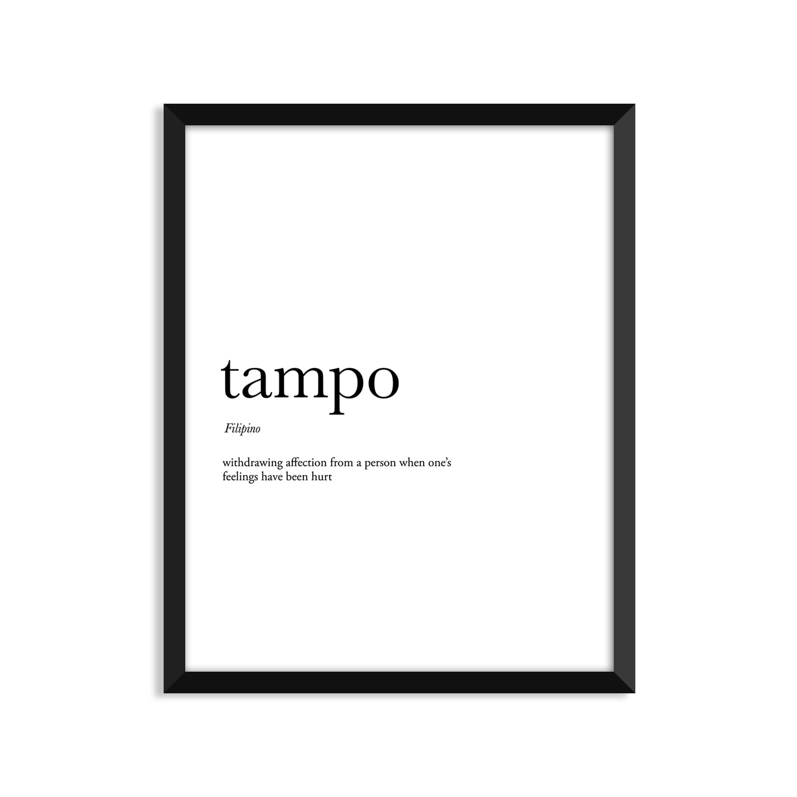 Tampo Definition - Unframed Art Print Or Greeting Card