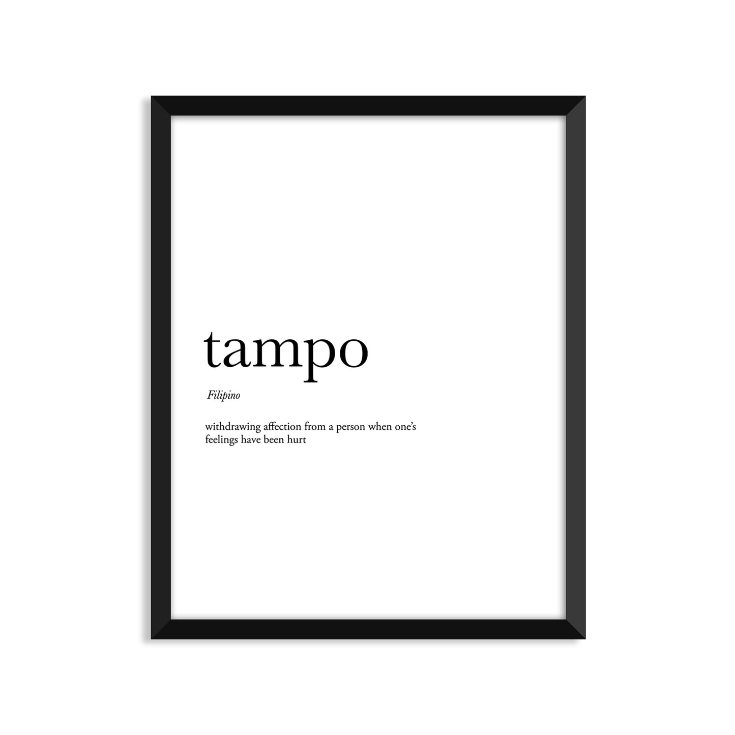 Tampo Definition - Unframed Art Print Or Greeting Card