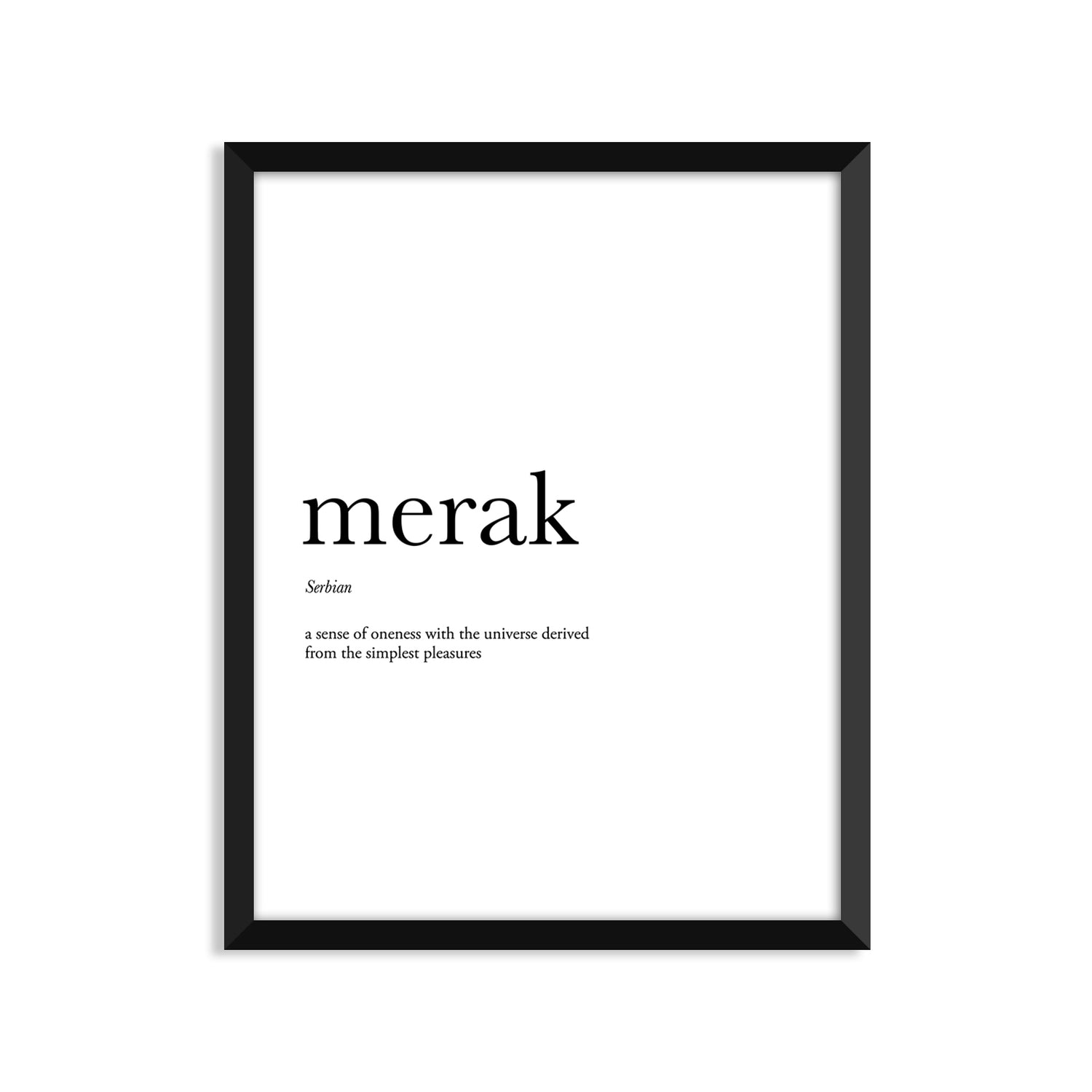 Merak Definition - Unframed Art Print Or Greeting Card