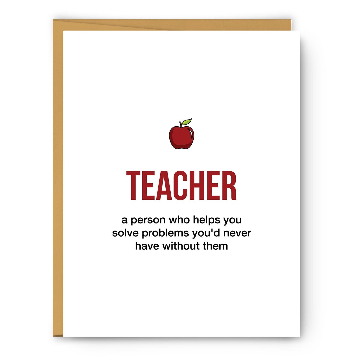 Teacher Definition Illustration Everyday Card