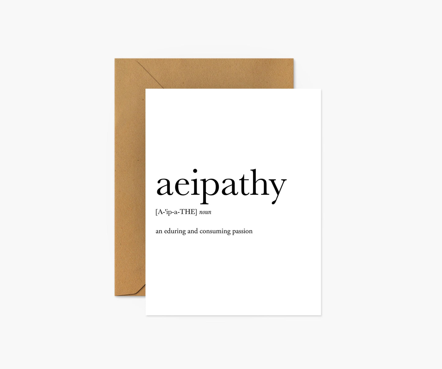 Aeipathy Definition