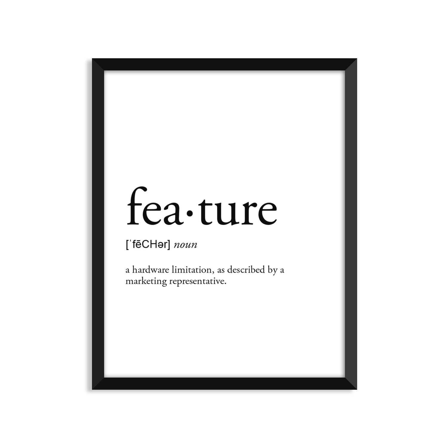 Feature Definition - Unframed Art Print Or Greeting Card