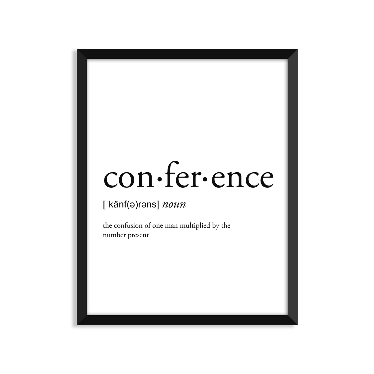 Conference Definition - Unframed Art Print Or Greeting Card