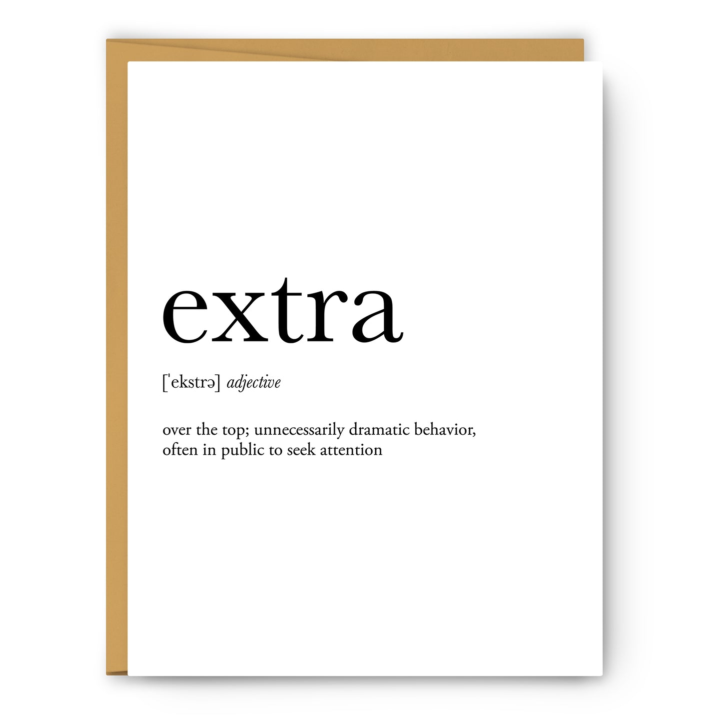 Extra Definition Everyday Card