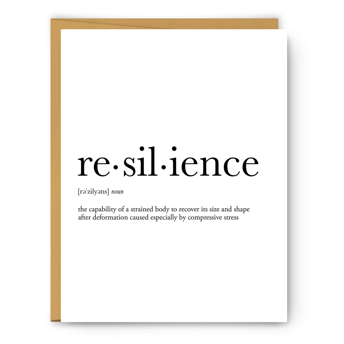 Resilience Definition - Unframed Art Print Or Greeting Card