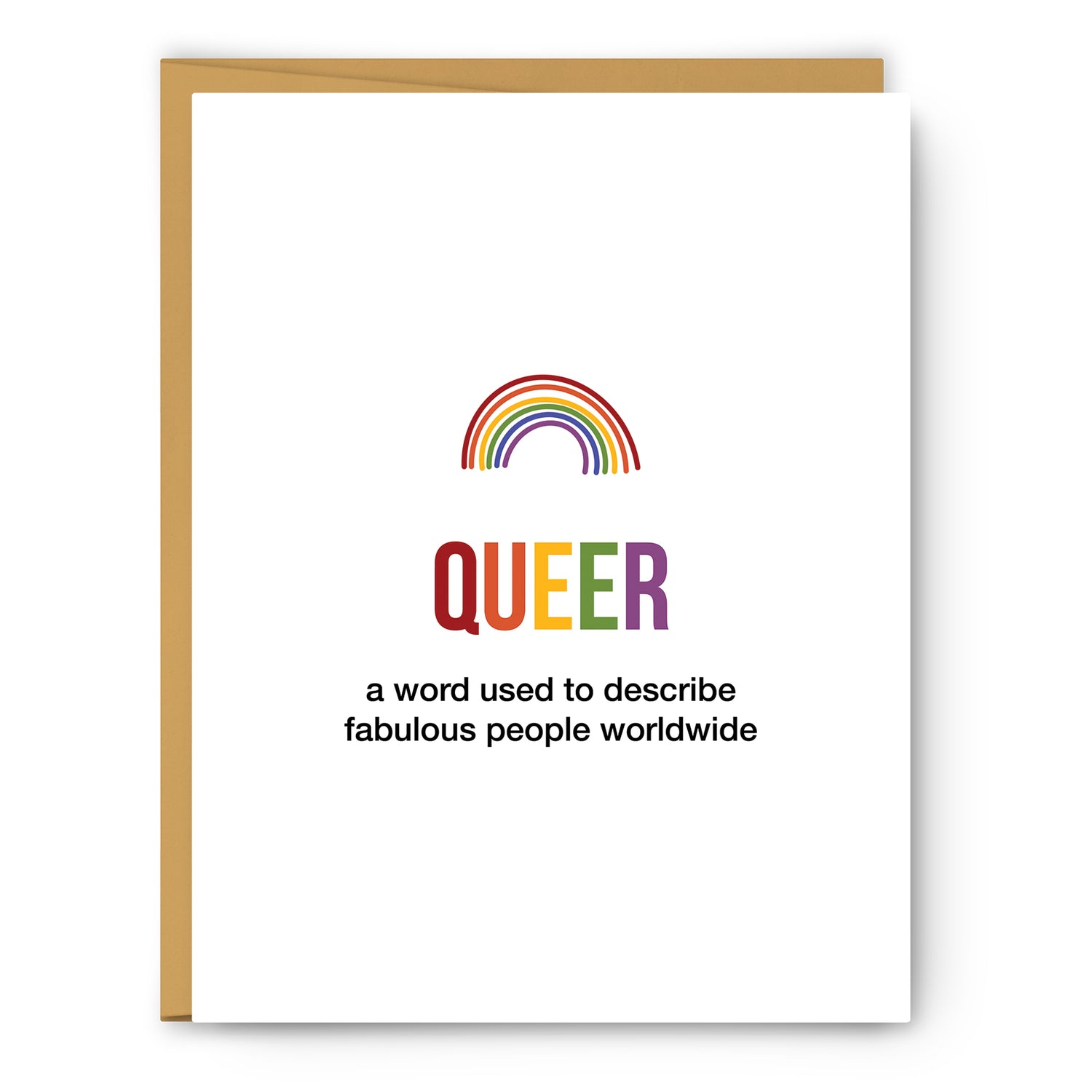 Queer Definition Illustration Everyday Card