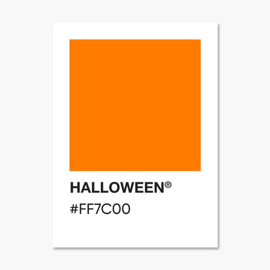 Halloween Color Palette Sticker | Footnotes Paper