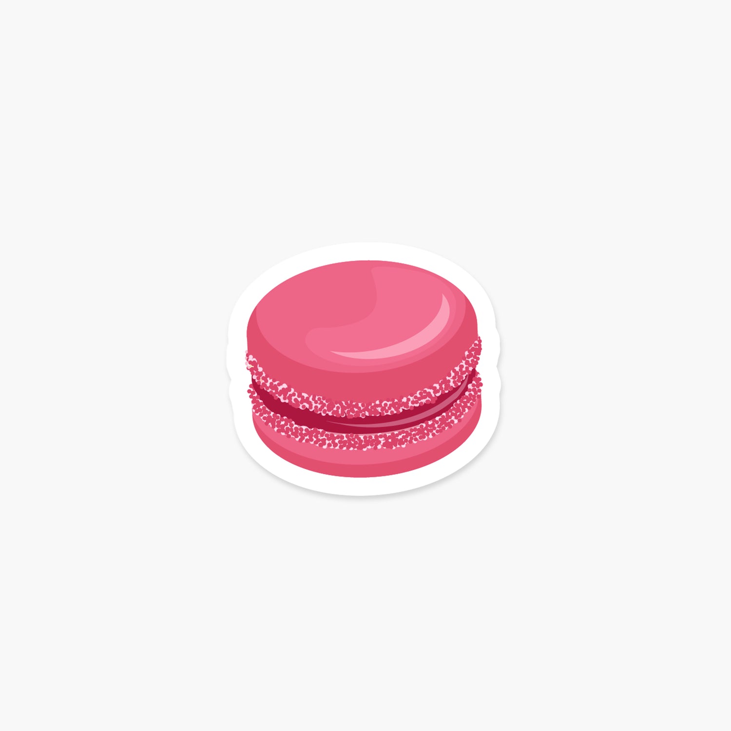 Macaroon Cherry - Food Sticker | Footnotes Paper