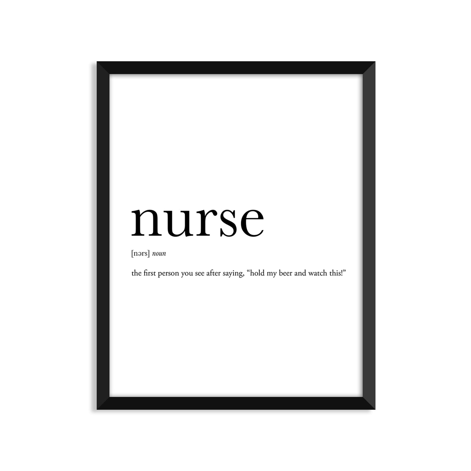 Nurse Definition Everyday Card