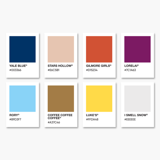 Gilmore Girls Color Palette Sticker Pack | Footnotes Paper