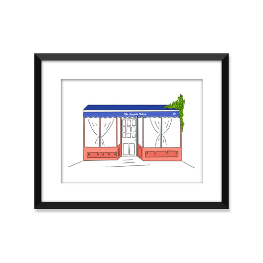 Around New York Magnolia Bakery - Unframed Art Print Or Greeting Card