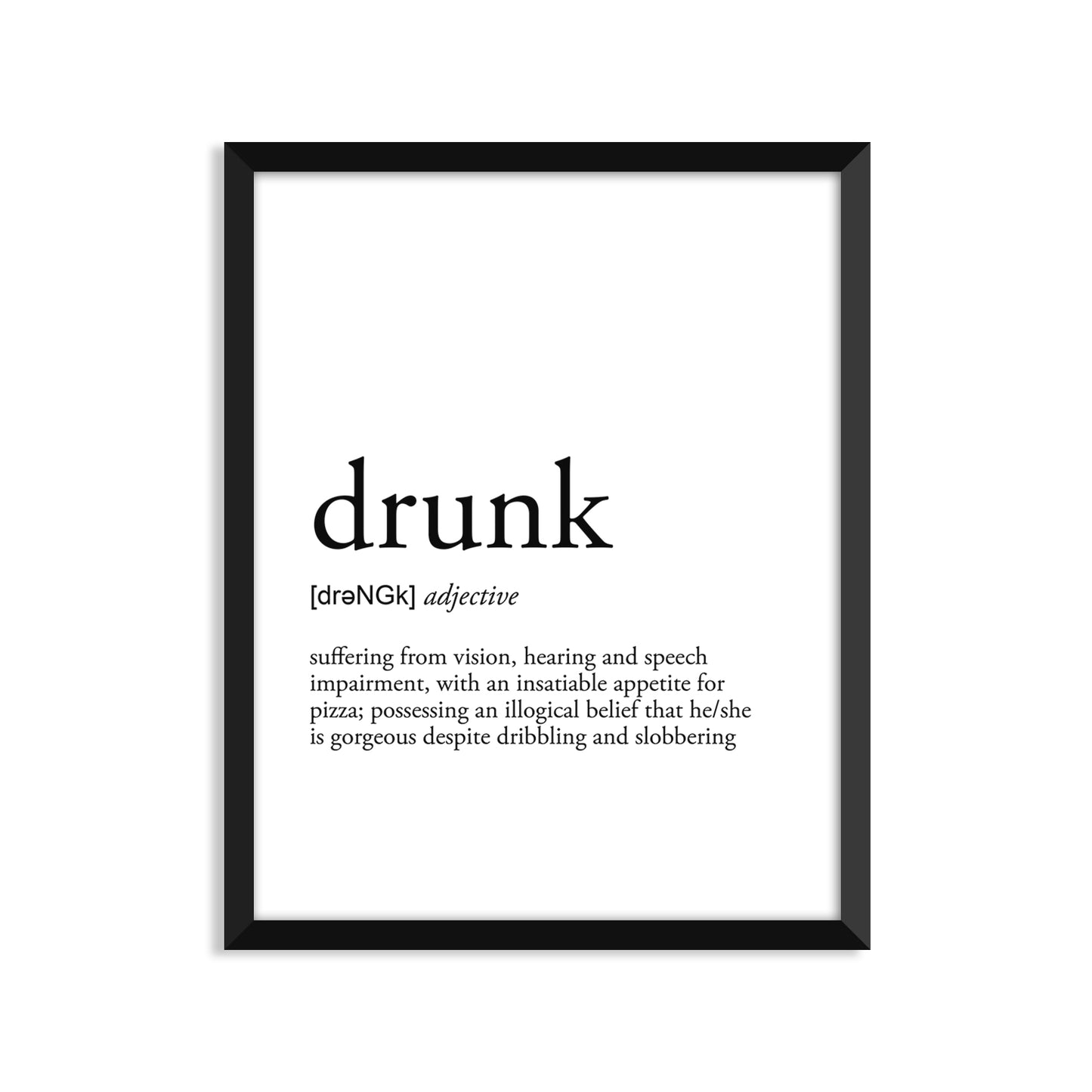 Drunk Definition Everyday Card