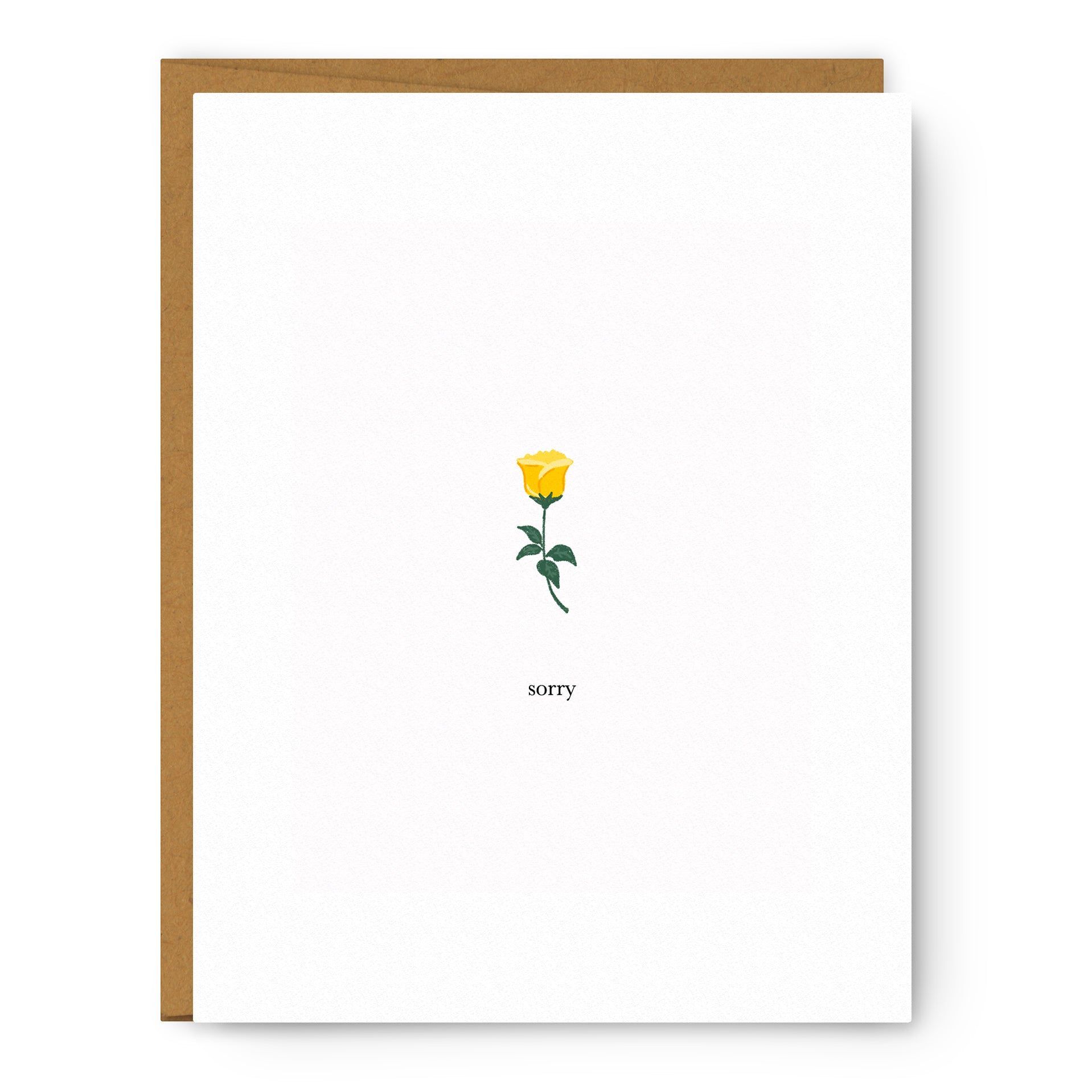 Sorry - Rose Greeting Card