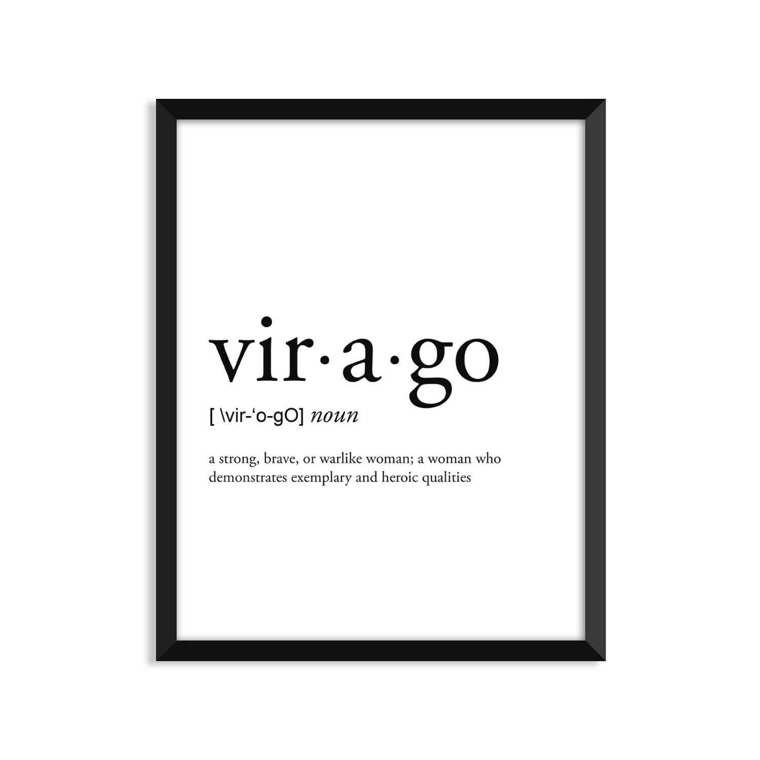 Virago Definition Everyday Card