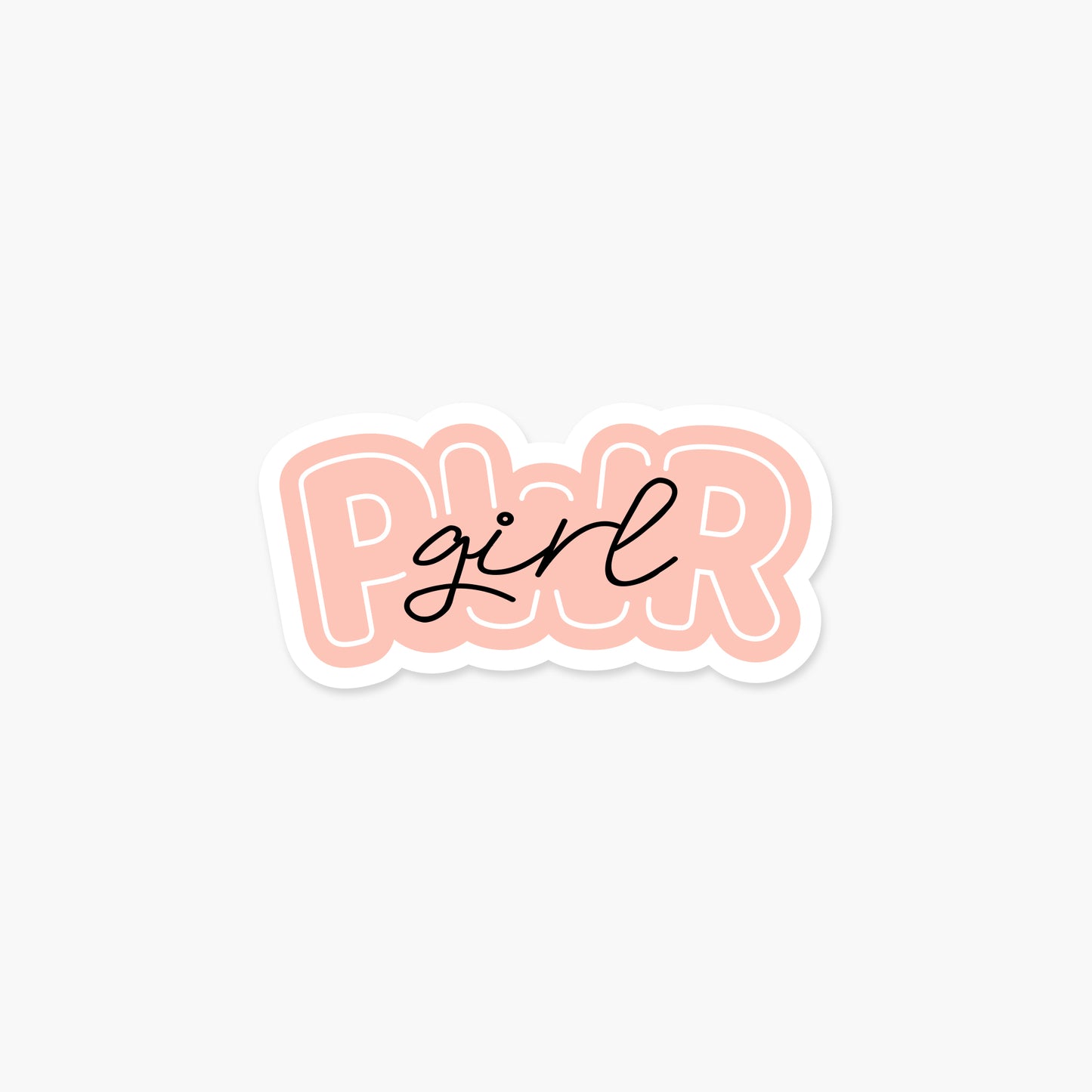 Girl PWR - Feminist Sticker | Footnotes Paper