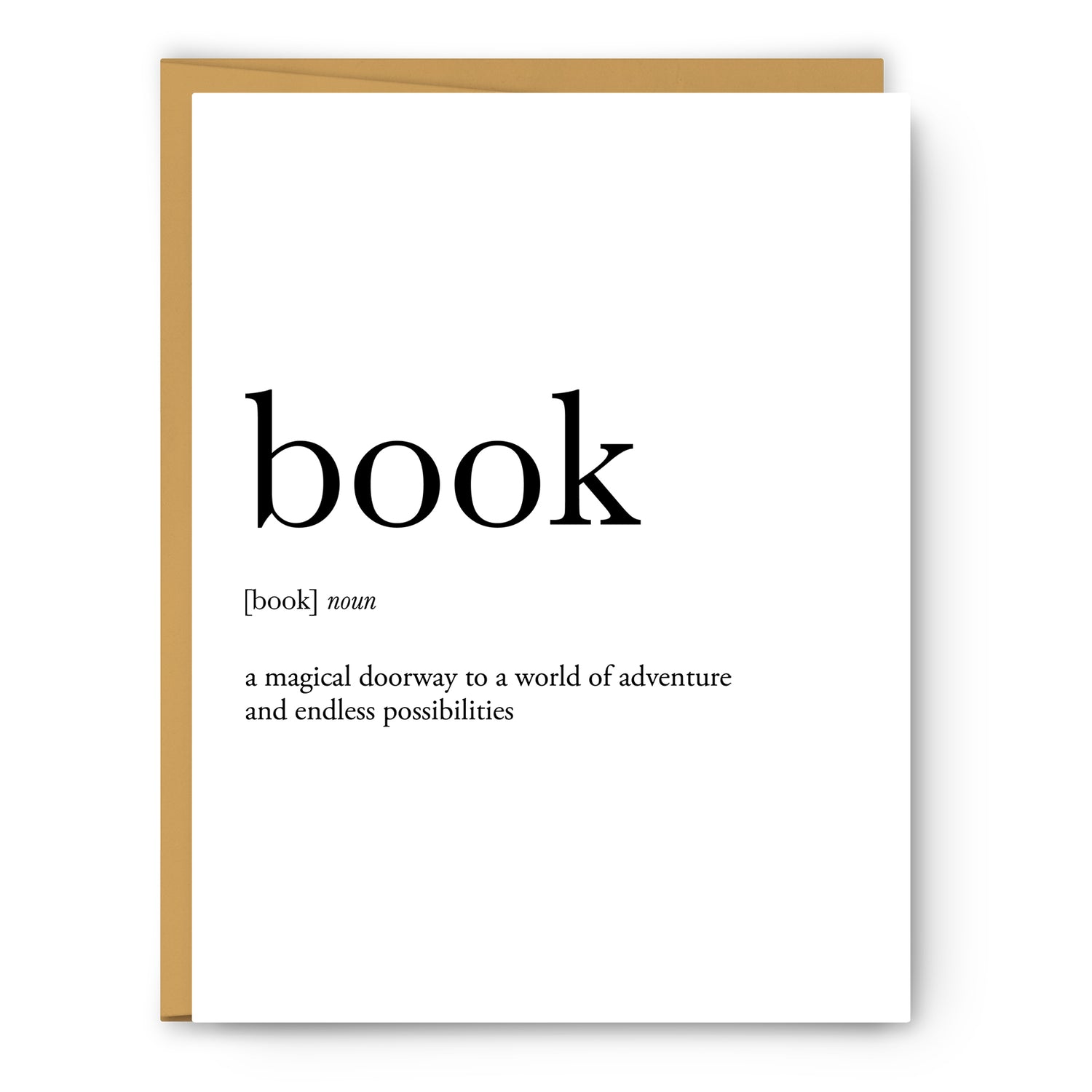 Book Definition - Unframed Art Print Or Greeting Card