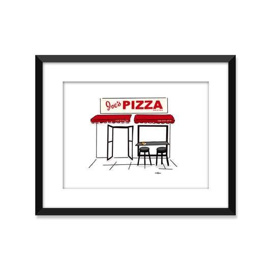 Around New York Joe's Pizza - Unframed Art Print Or Greeting Card