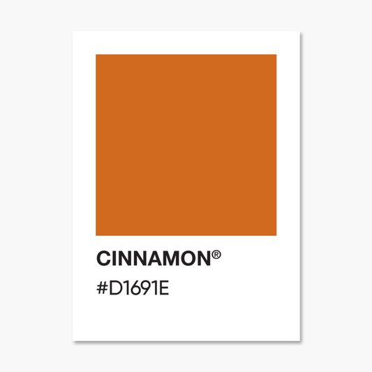 Cinnamon Color Palette Sticker | Footnotes Paper