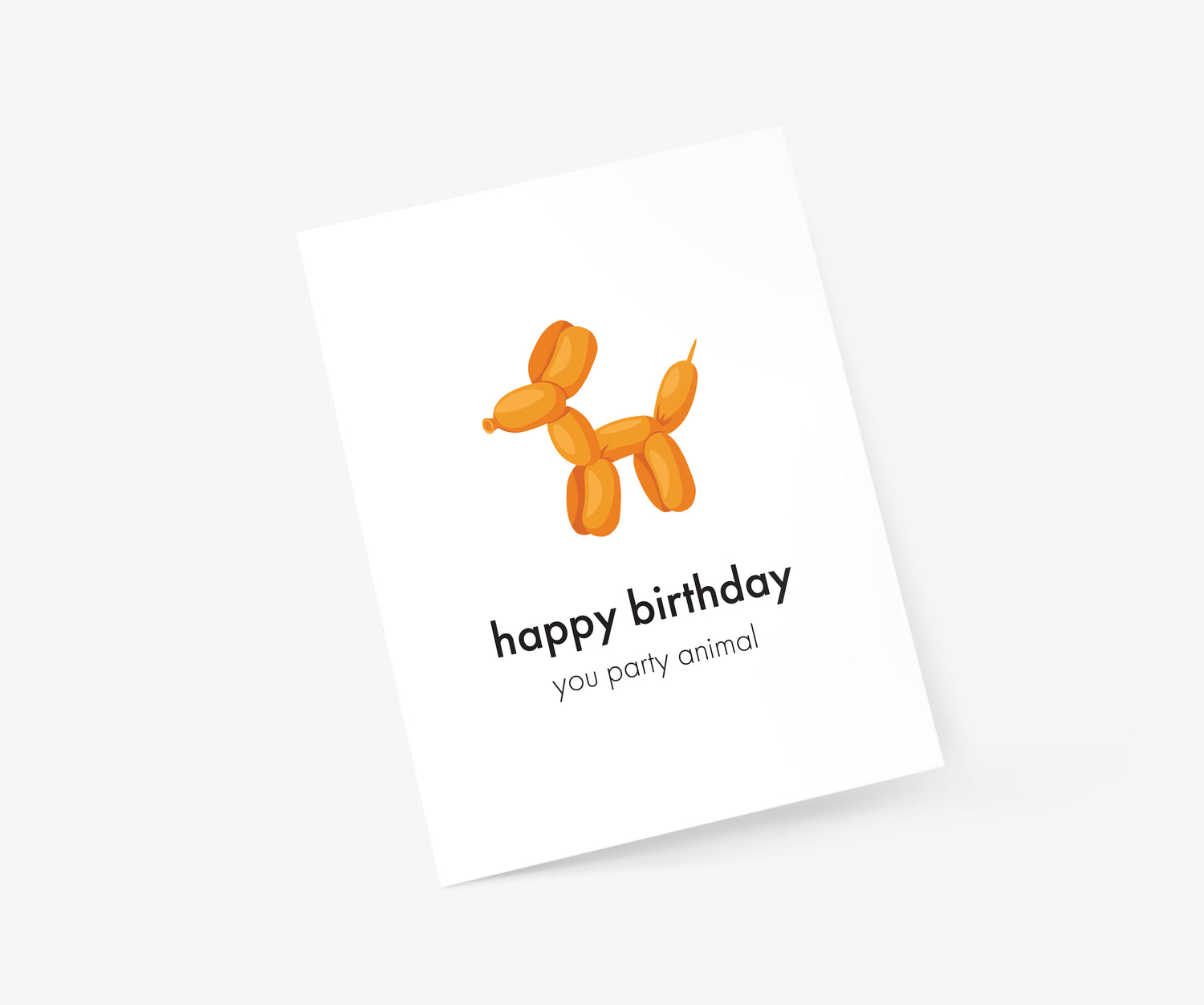 Happy Birthday You Party Animal Birthday Card | Footnotes Paper