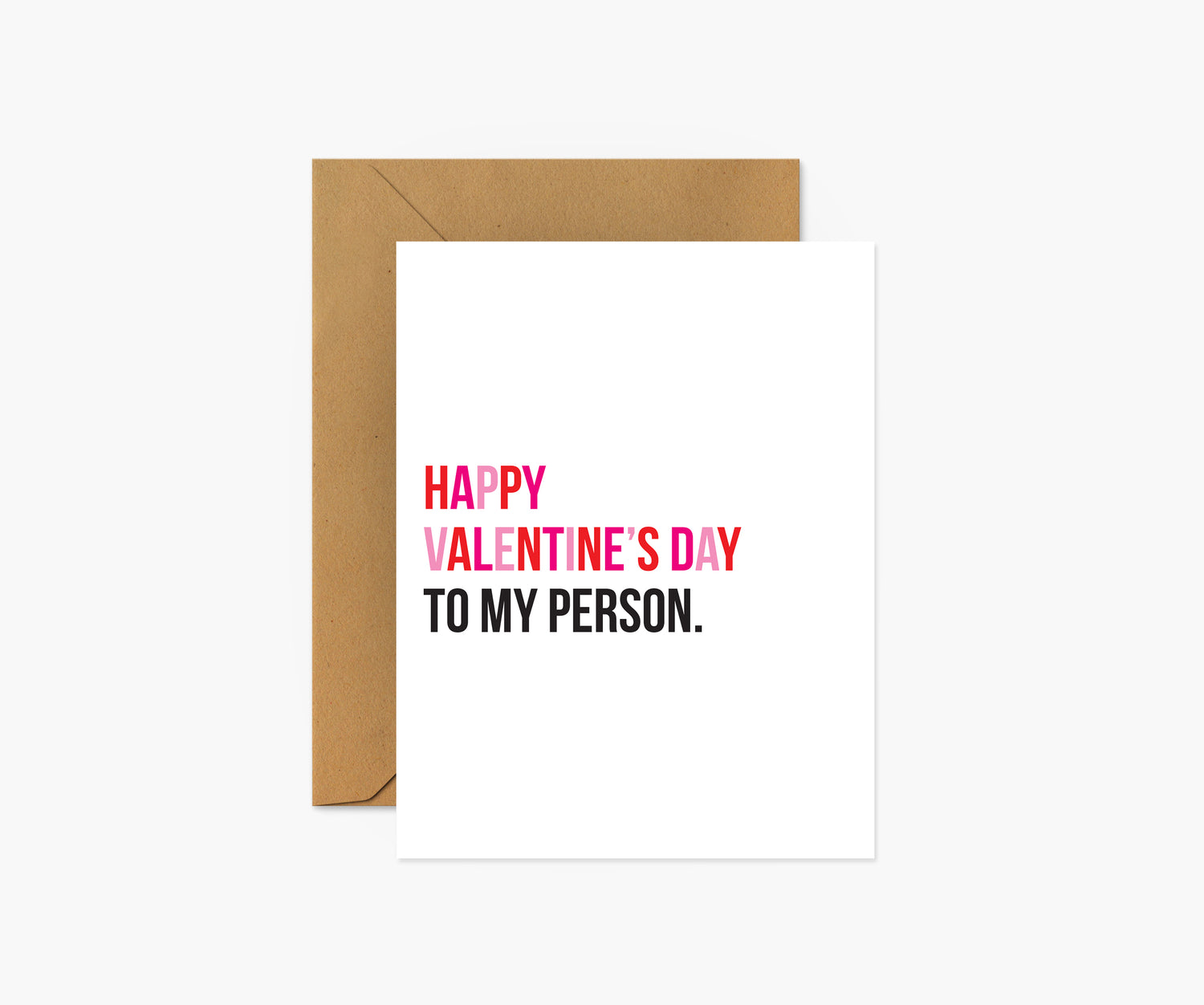 To My Person - Valentine's Day Card | Footnotes Paper