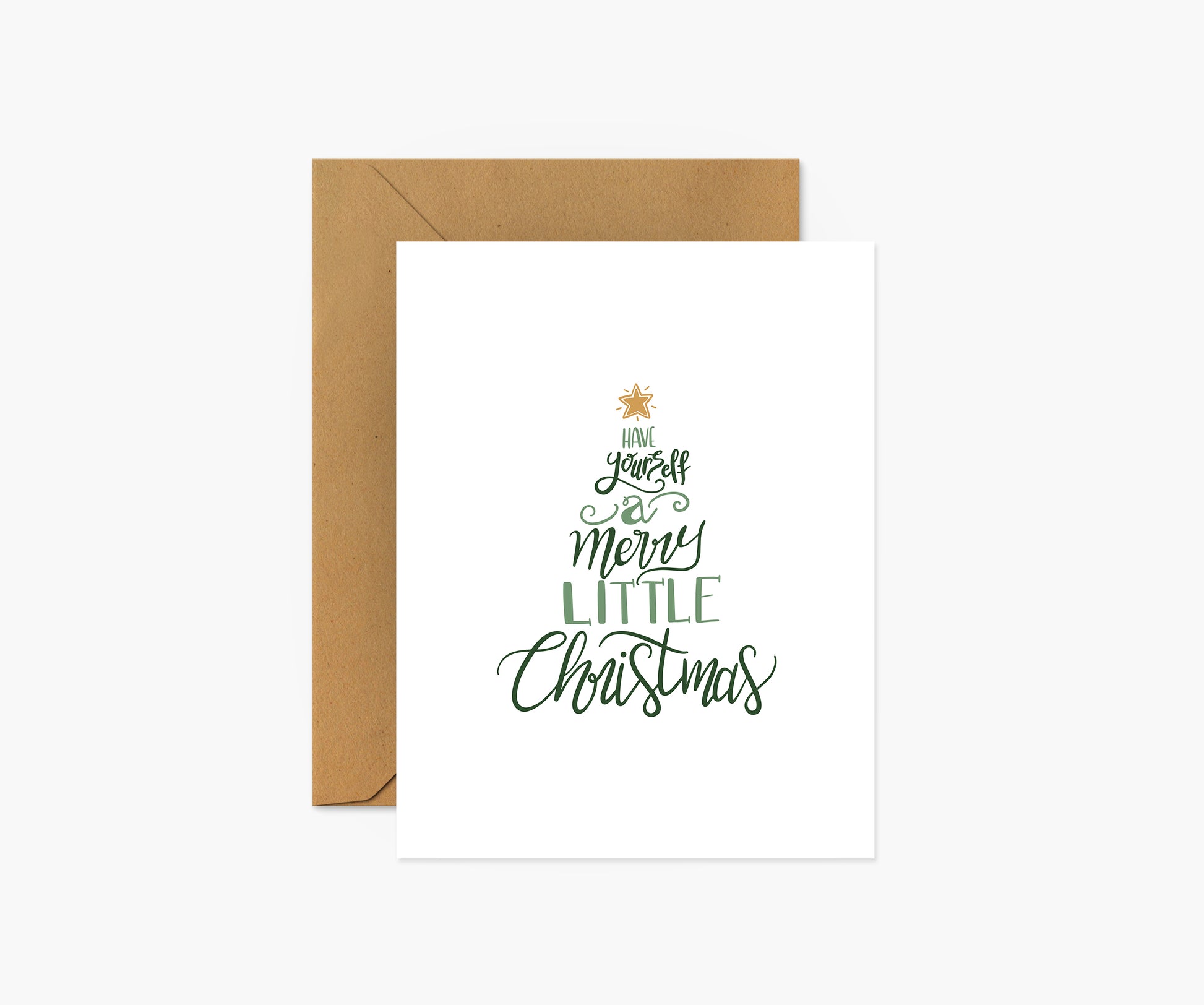 Have Yourself A Merry Little Christmas - Christmas Card | Footnotes Paper