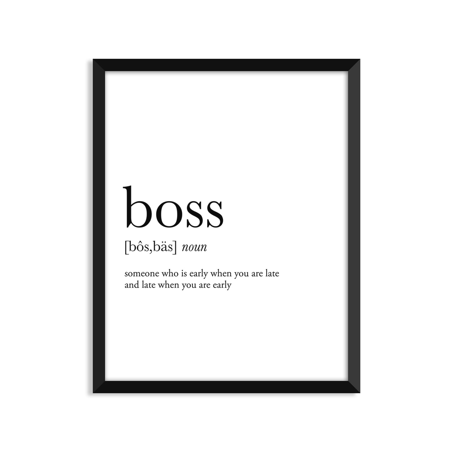 Boss  Definition Everyday Card