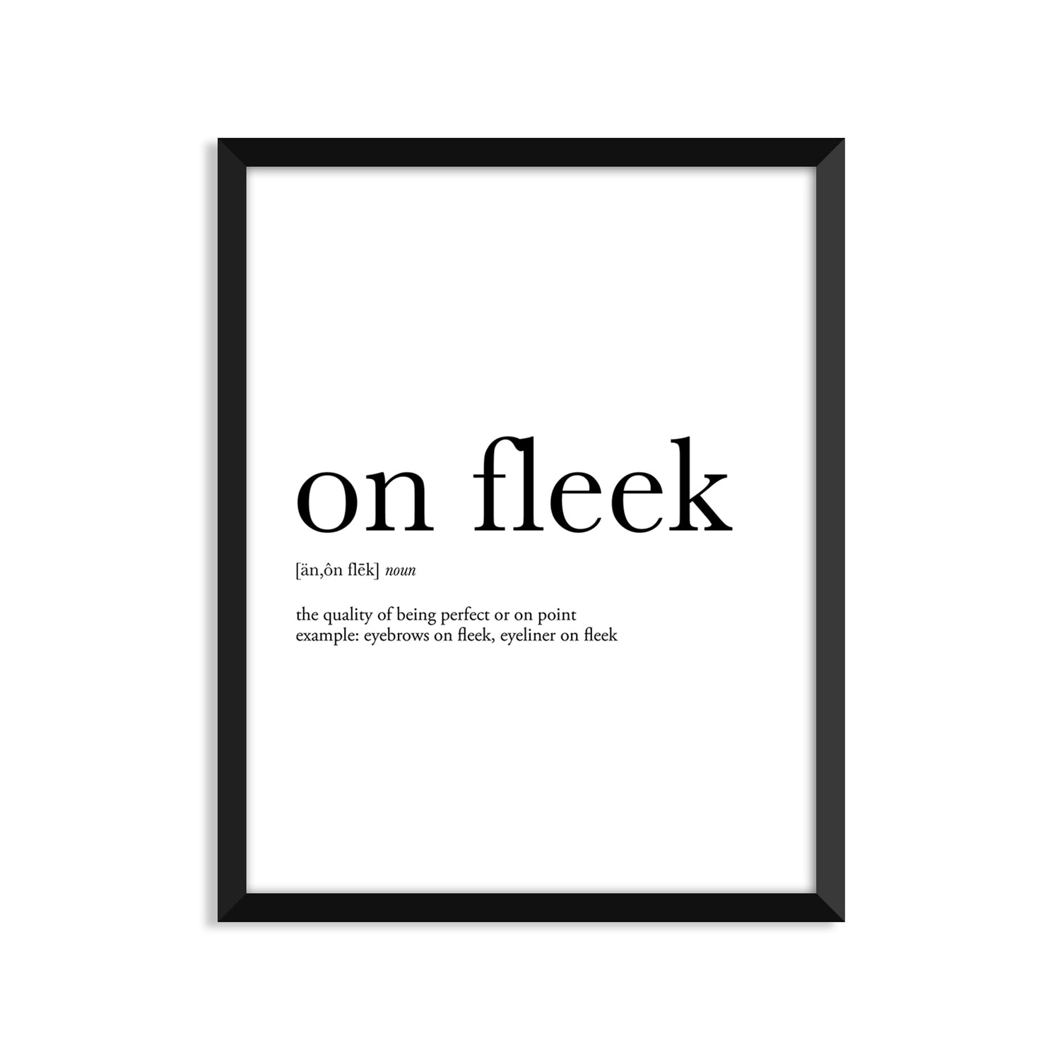 On Fleek Definition Everyday Card