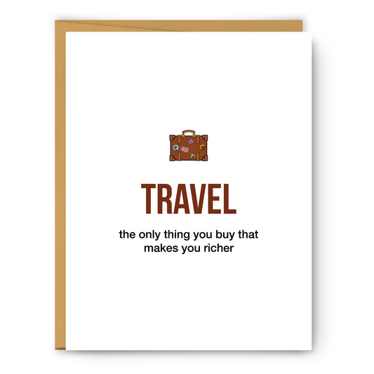 Travel Definition Illustration Everyday Card