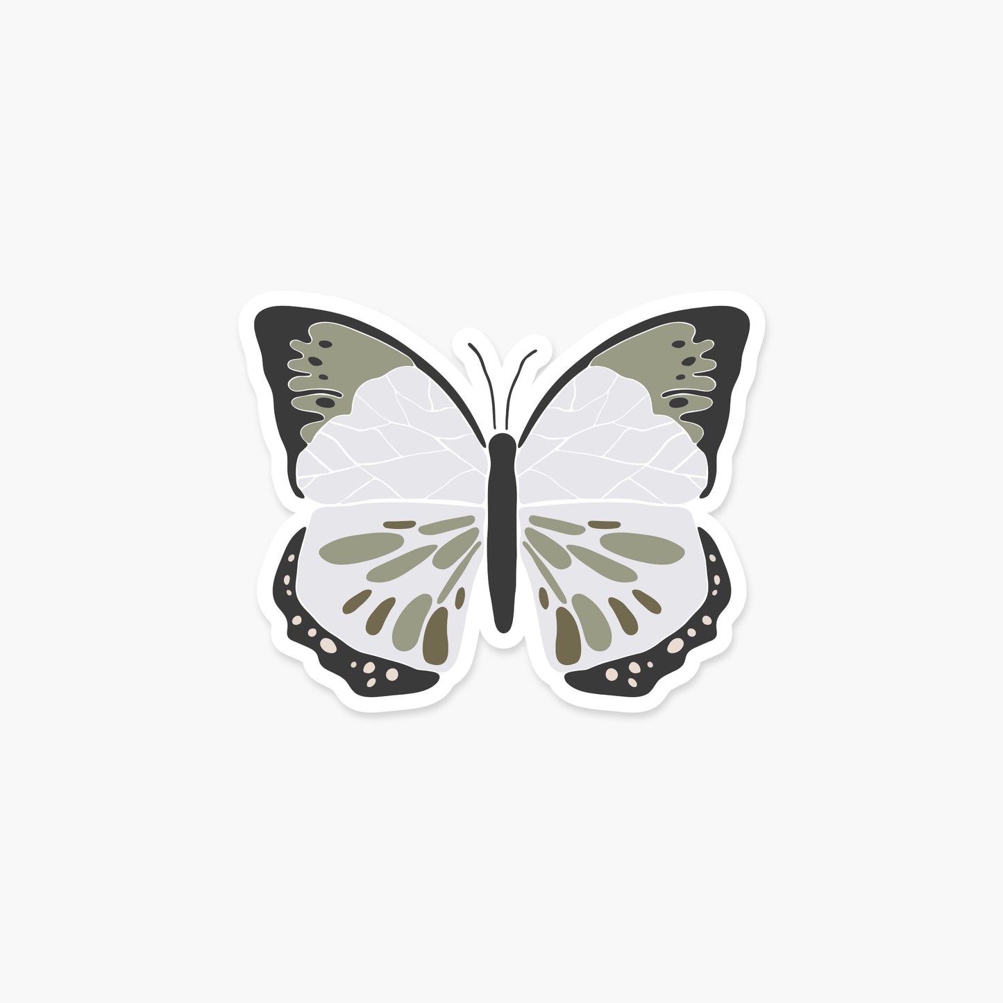 Boho Butterfly C - Butterfly Sticker | Footnotes Paper