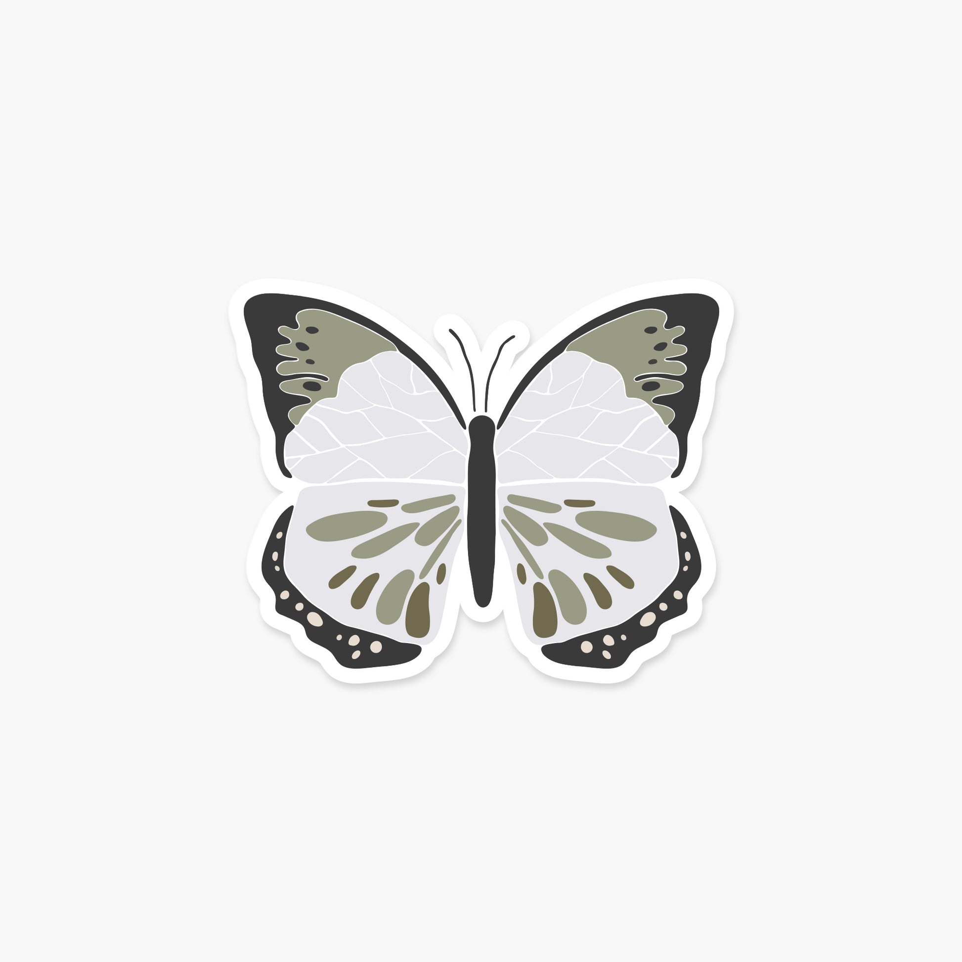 Boho Butterfly C - Butterfly Sticker | Footnotes Paper