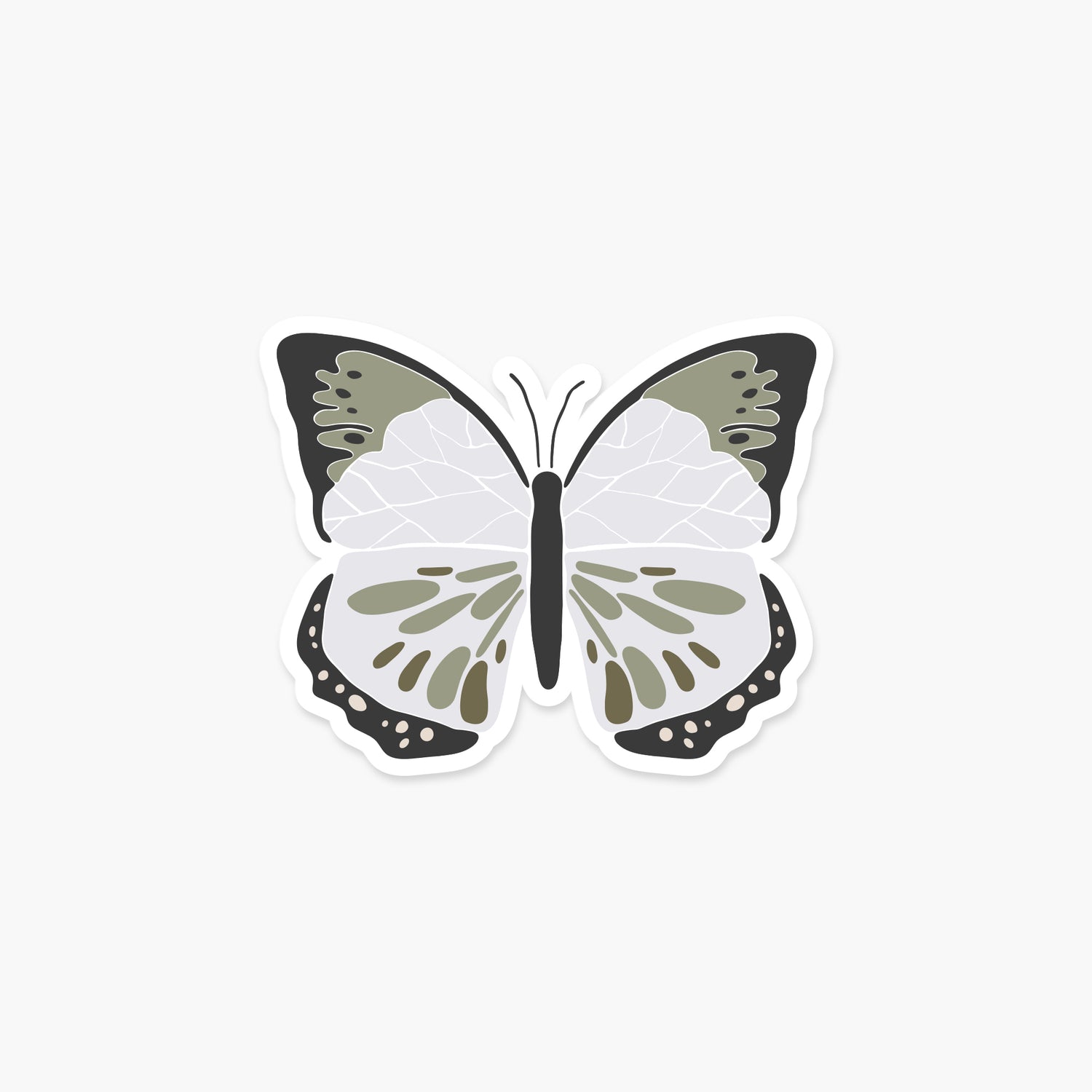 Boho Butterfly C - Butterfly Sticker | Footnotes Paper