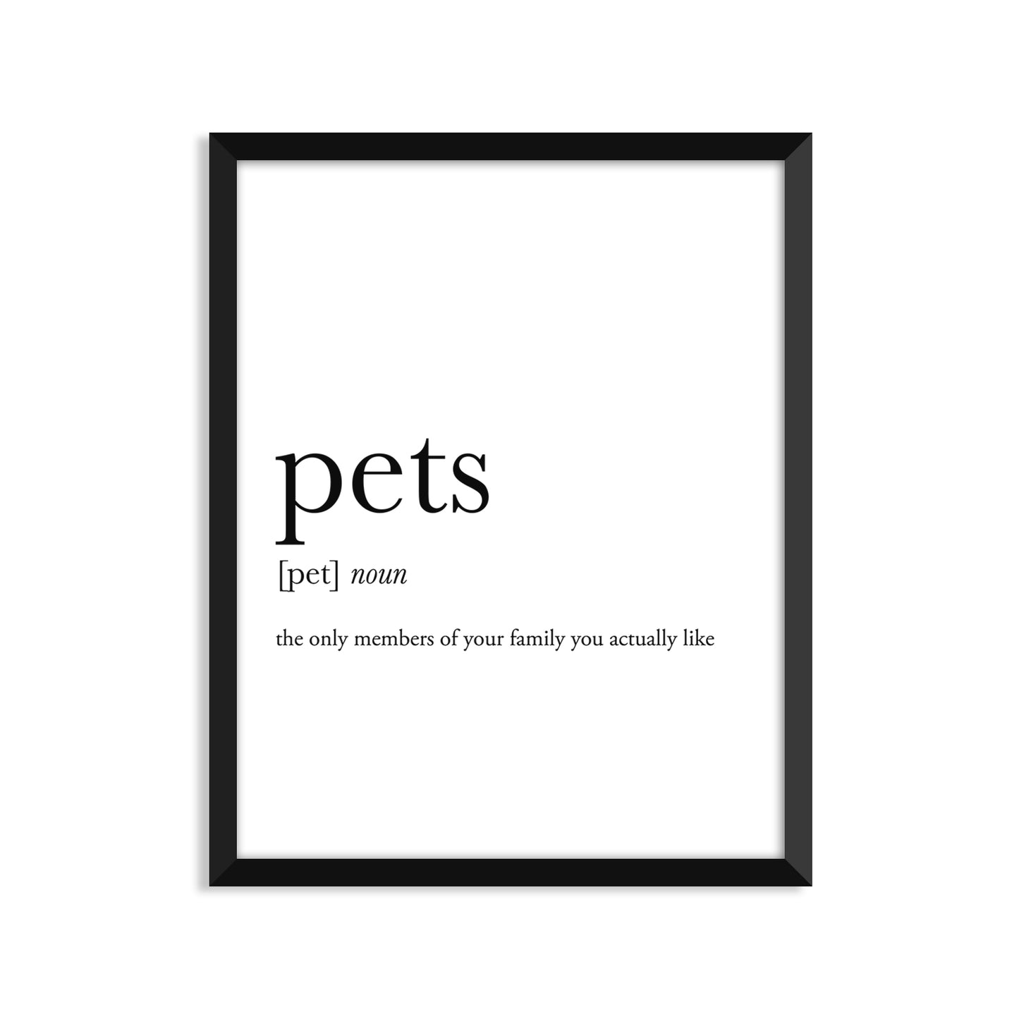 Pets Definition Everyday Card